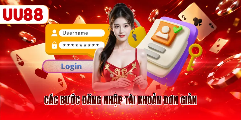Các bước đăng nhập tài khoản đơn giản