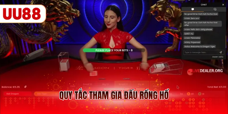 Quy tắc tham gia đấu rồng hổ